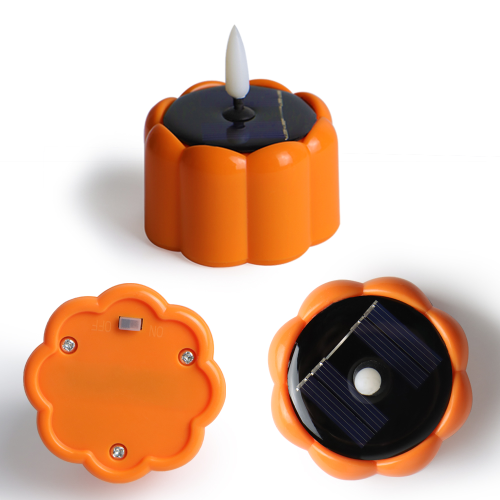 Pumkin Shaped Solar LED Candles